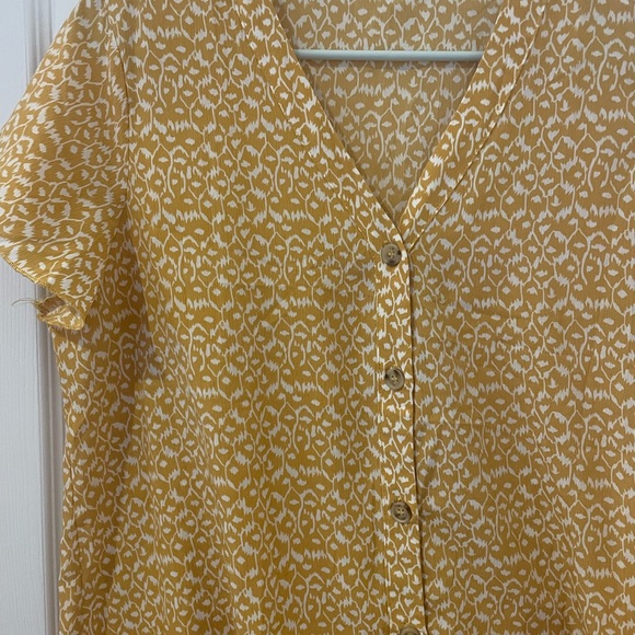 Amazon Yellow Patterned Mini Dress - Picture 3 of 5
